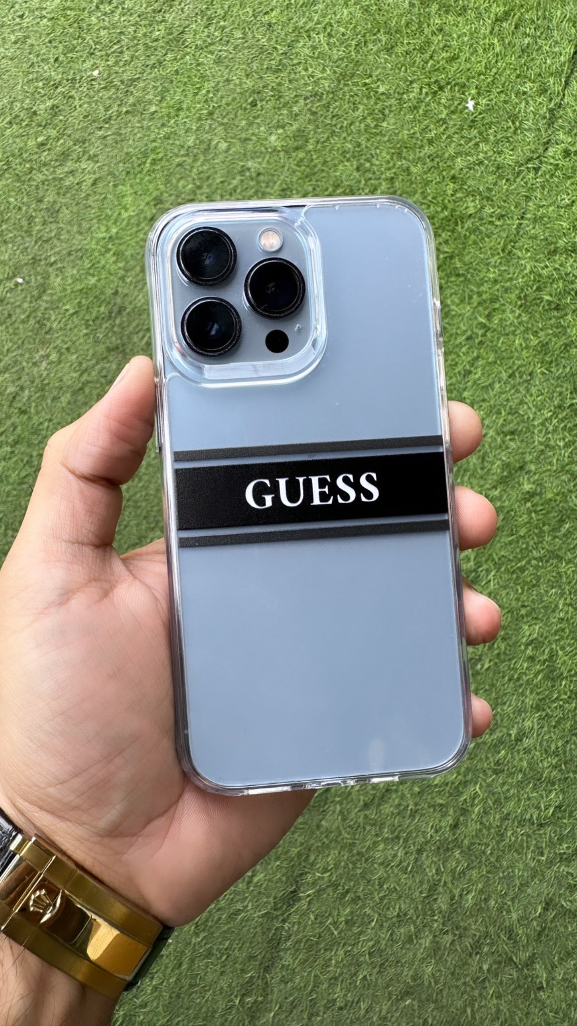 GUESS Transparent Case for iPhone 14 Pro Max