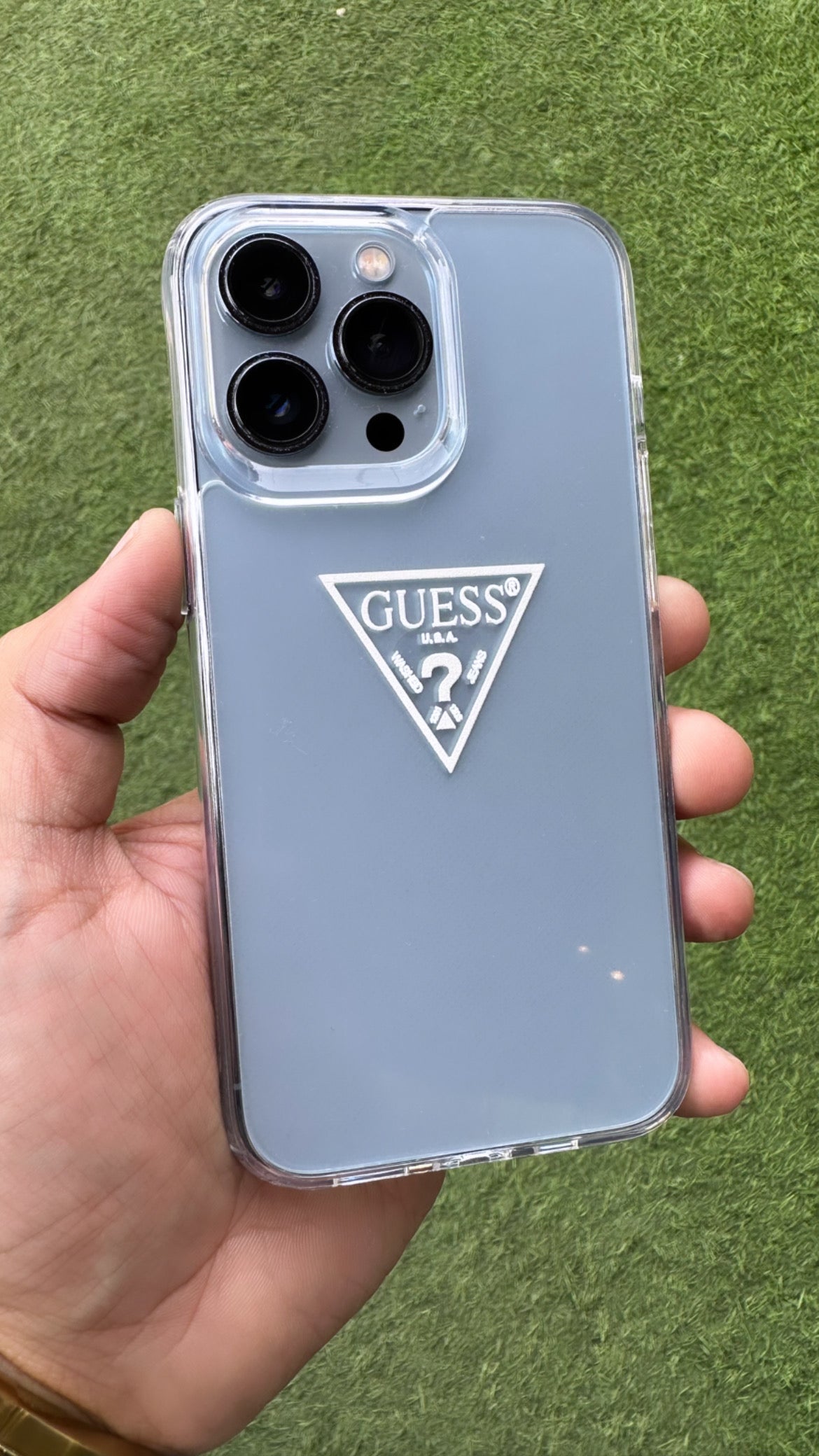 GUESS Transparent Case for iPhone 14 Pro Max