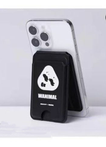 EMO OFF Wanimal Panda Design  Leather Magsafe Wallet