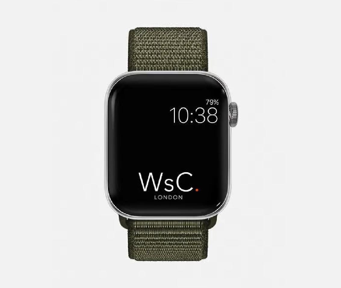 Military Green Sports Loop for iWatch 44/45/46mm & 49mm (ULTRA)(Watch Not Included)