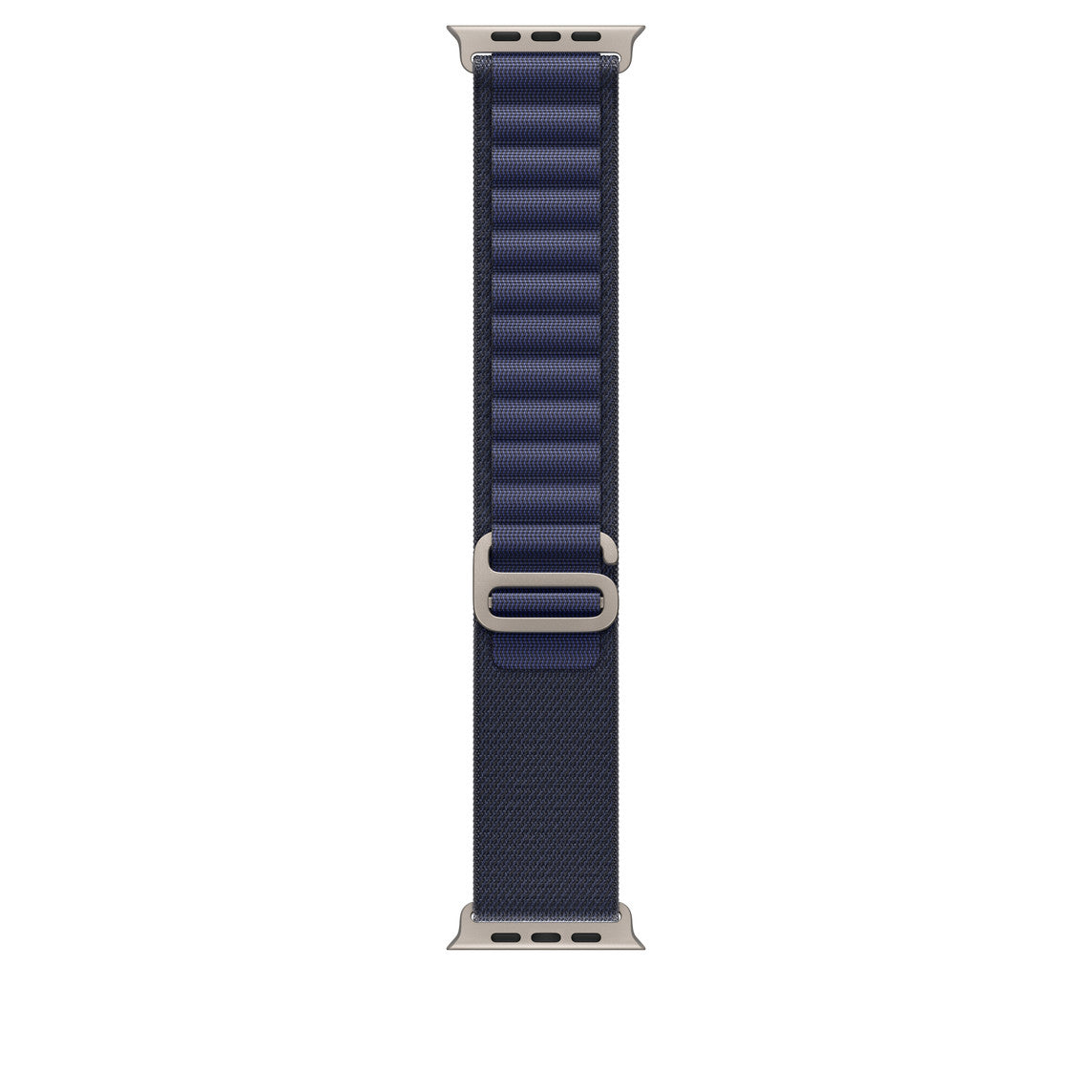 Navy Blue Alpine Loop With Silver Metal Connectors (44mm /45mm /46mm & 49mm)