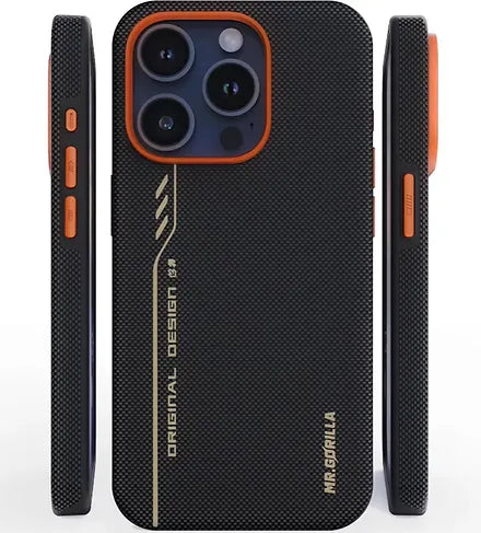 Blueo   Fully   Wrapped   Aramid   Fiber   Case   600d   Magnetic   For   iPhone   16   Pro   Max for iPhone         16         Pro         Max by Covermeup