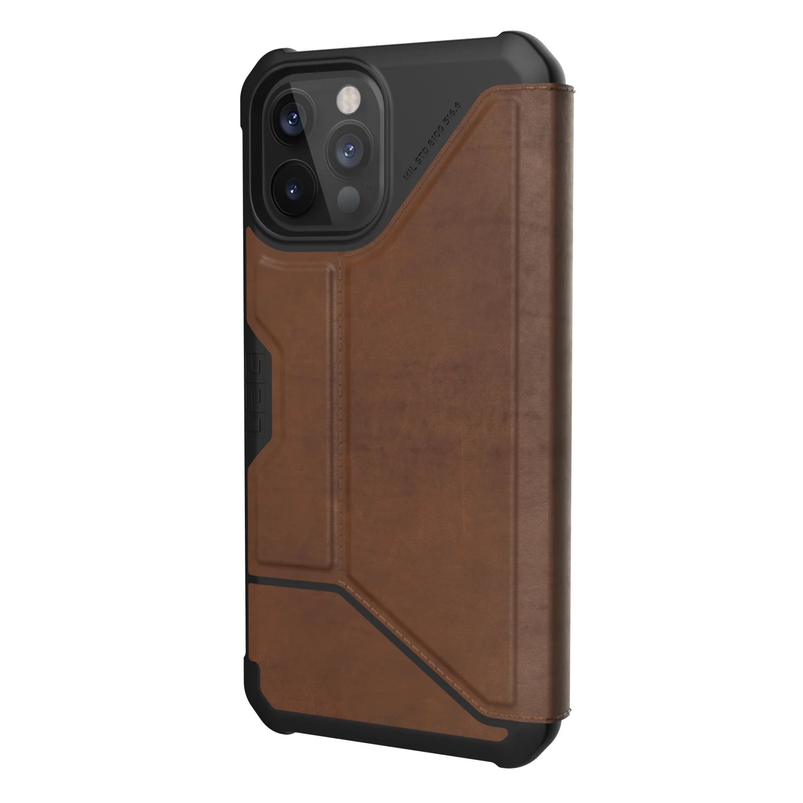Metropolis Folio Flip Series Case for iPhone 13 Pro Max (BROWN)