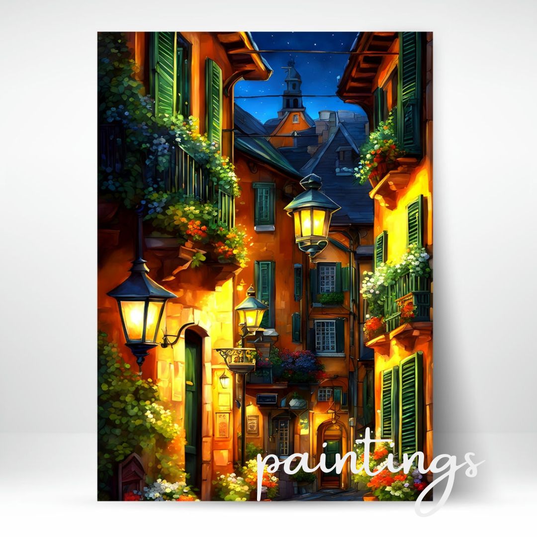 Paintings Metal Posters