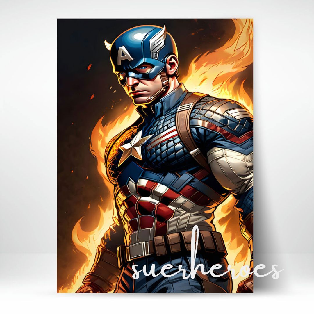 Superheroes Metal Posters