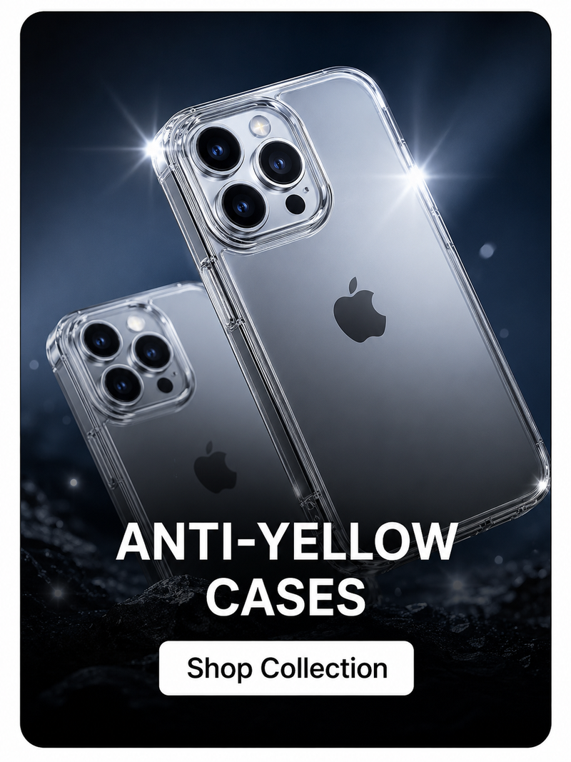 Anti-Yellow MagSafe Clear Cases for iPhone