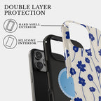 The Cobalt Feathers | #1062 Mobile Case by CoverMeUp - Style 13