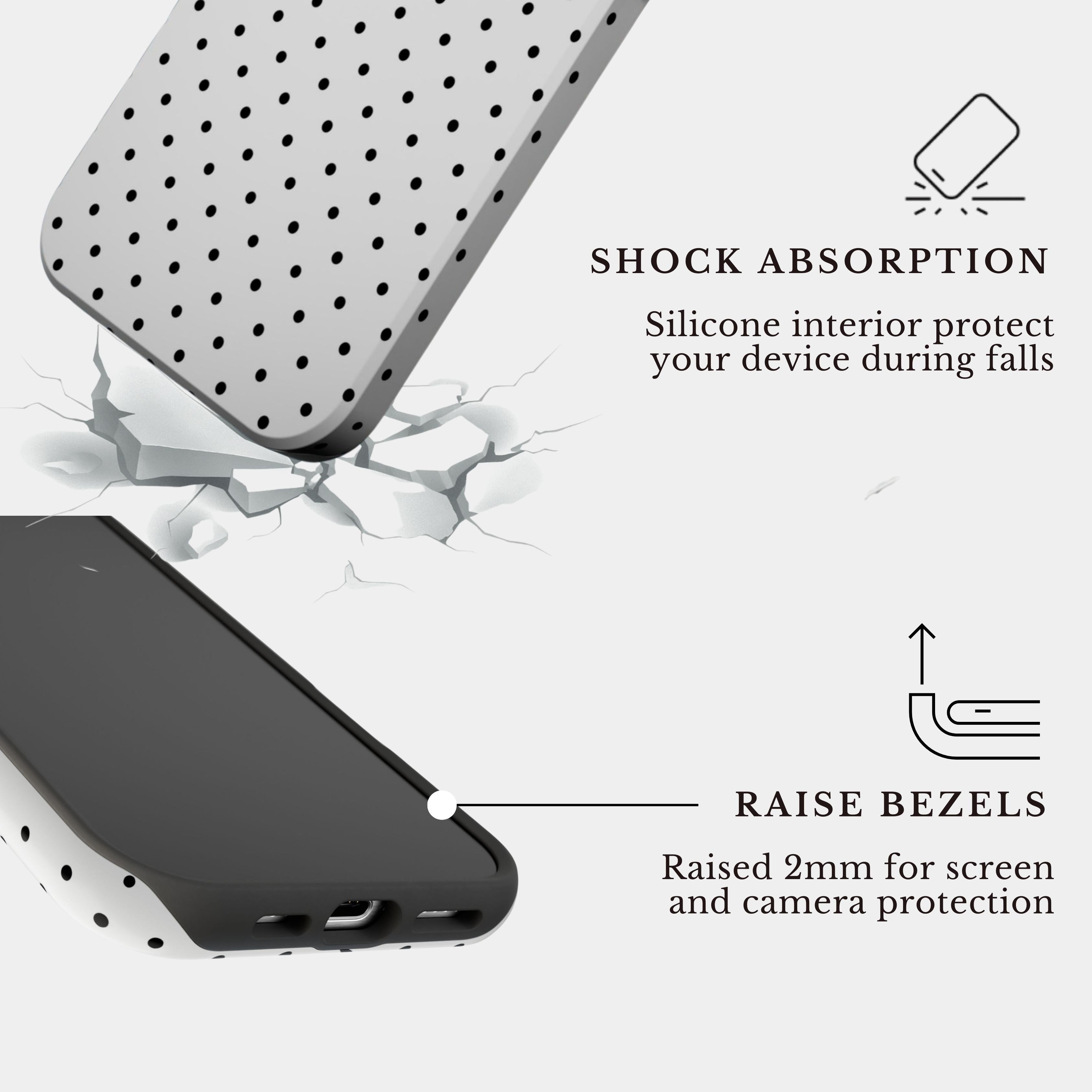 The Parisian Dotline | #1181 Mobile Case by CoverMeUp - Style 10
