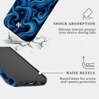 The Blue Silhouette | #1191 Mobile Case by CoverMeUp - Style 10