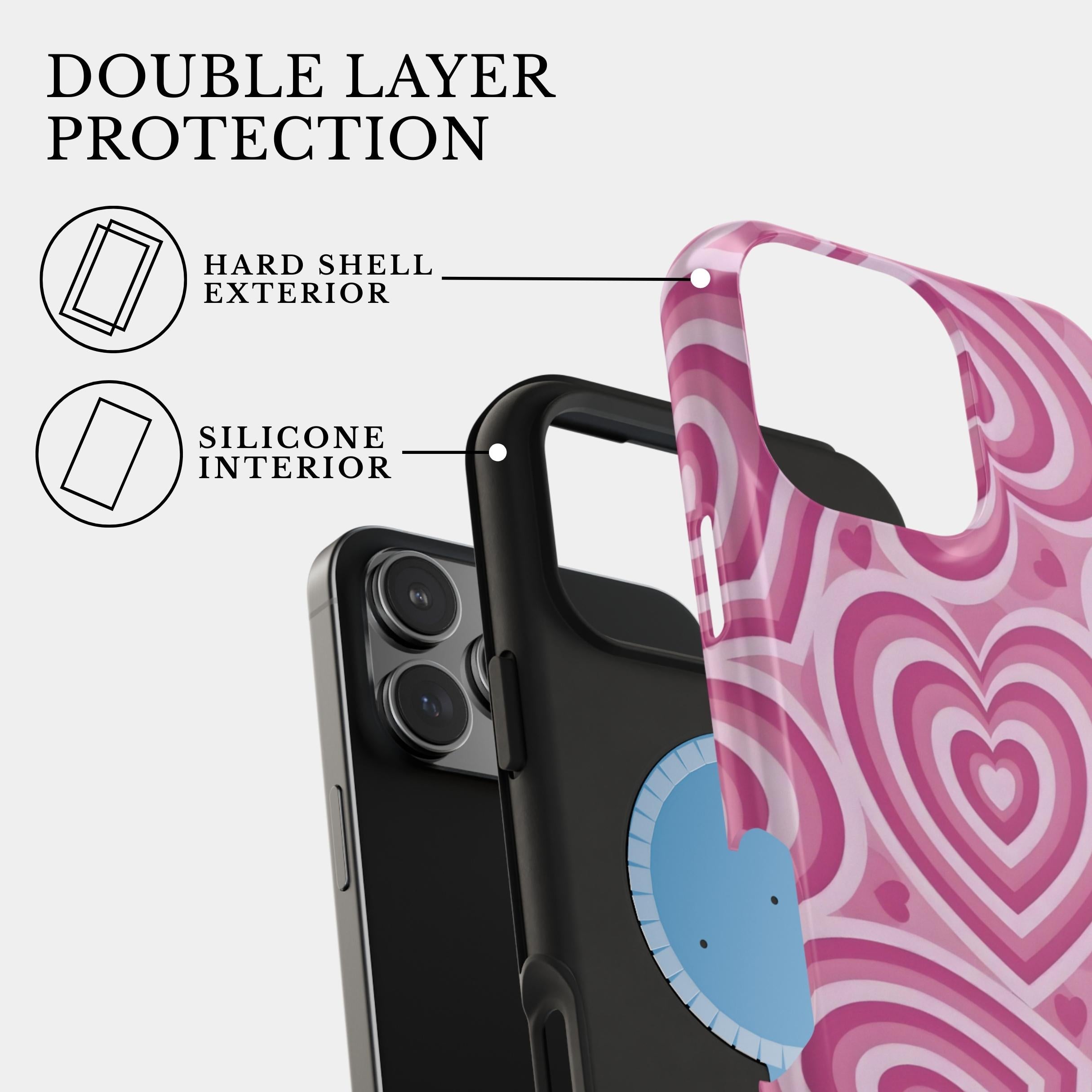 The Blush Heart | #1016 Mobile Case by CoverMeUp - Style 13