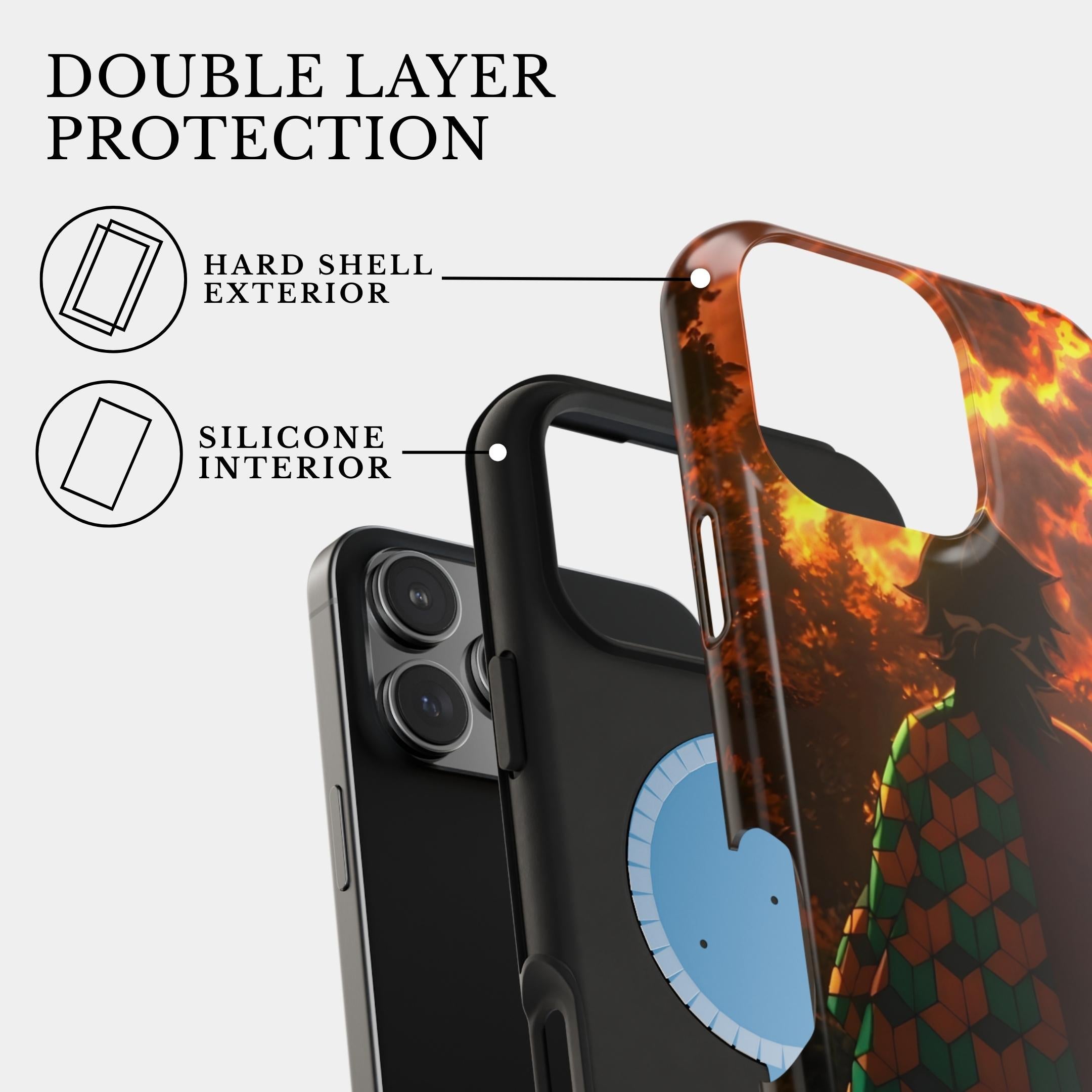 The Giyu Silentflame | #1060 Mobile Case by CoverMeUp - Style 13