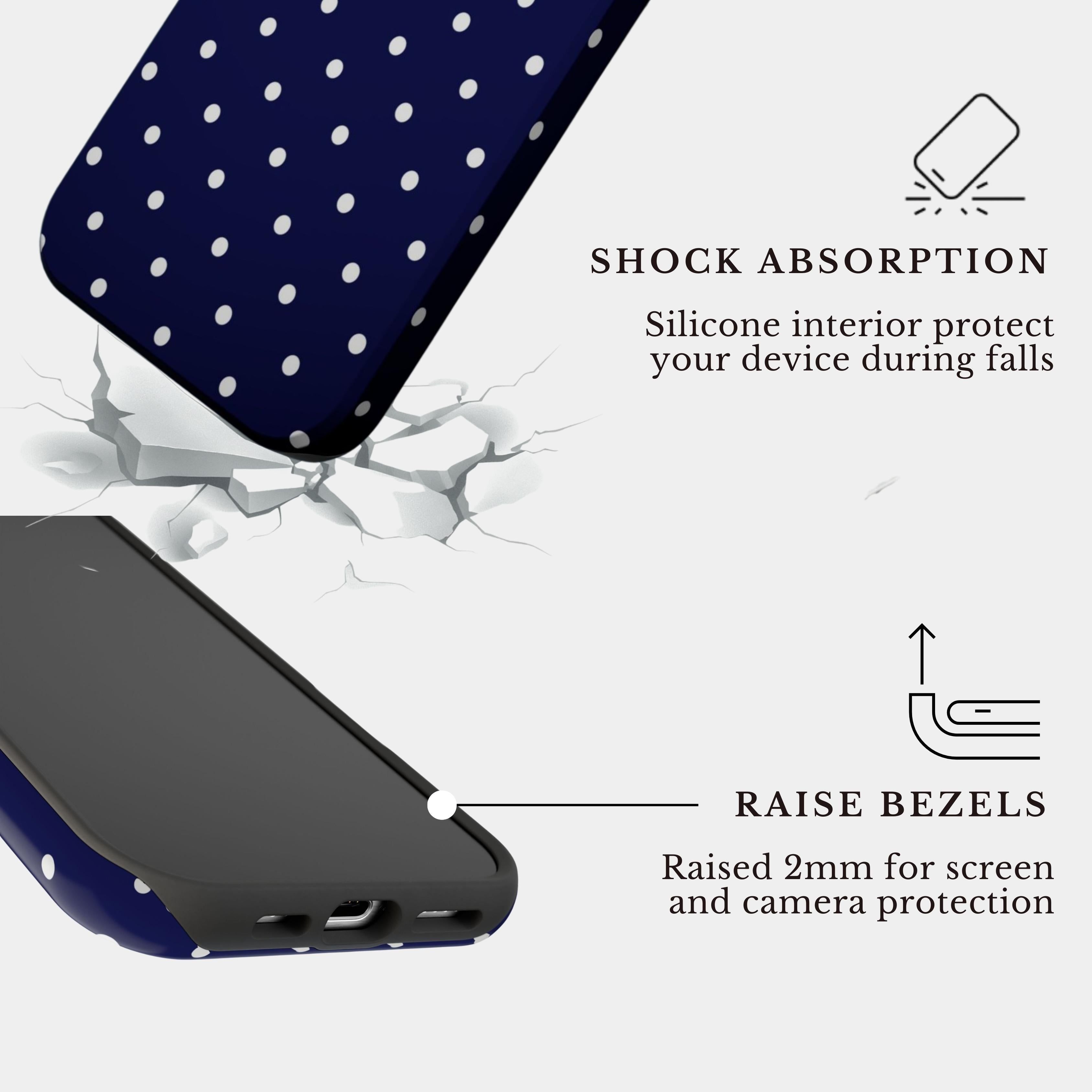 The Moonlit Polkadior | #1180 Mobile Case by CoverMeUp - Style 11