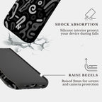 The Monochrome Murmur | #1187 Mobile Case by CoverMeUp - Style 10