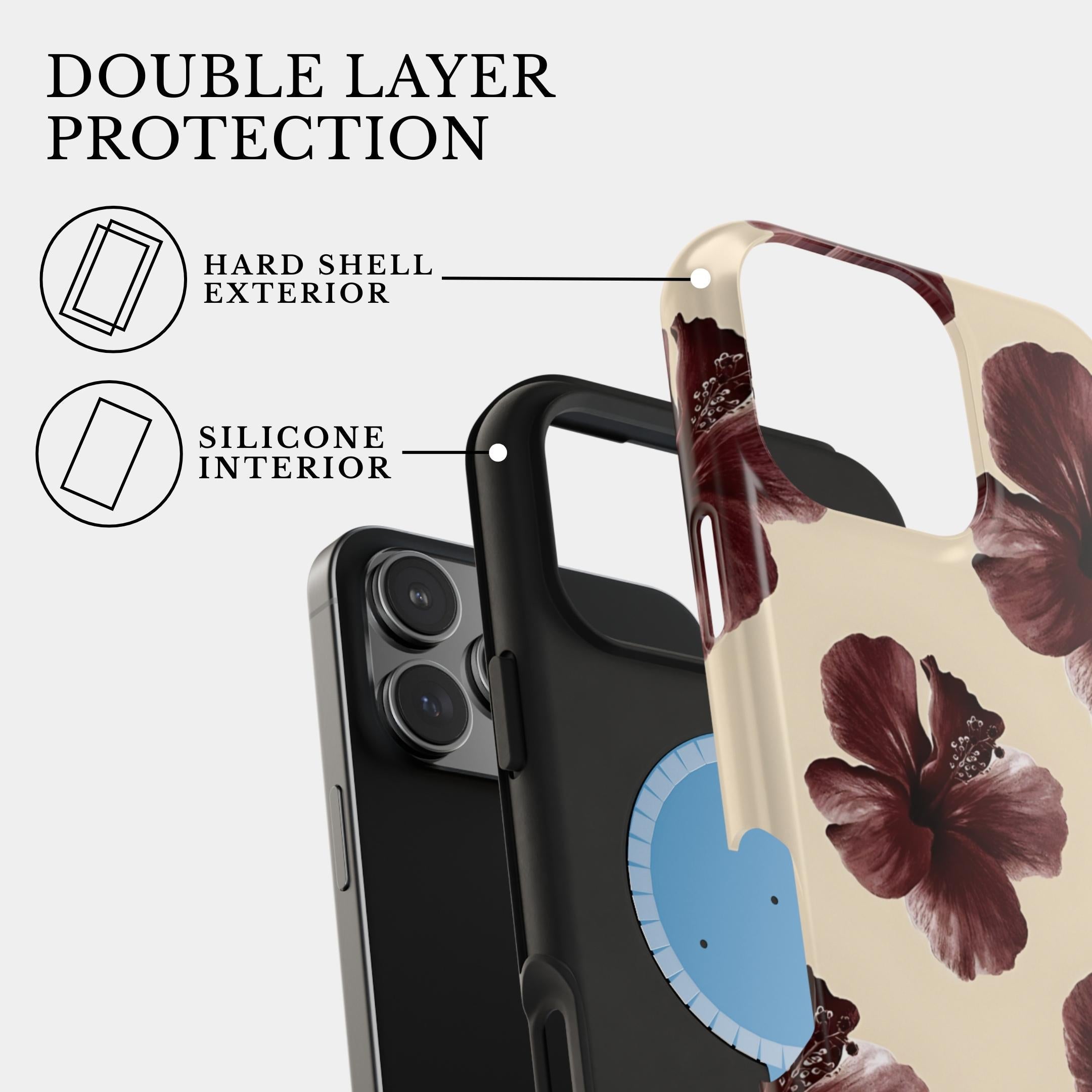 The Velvet Hibiscus  | #1166 Mobile Case by CoverMeUp - Style 3