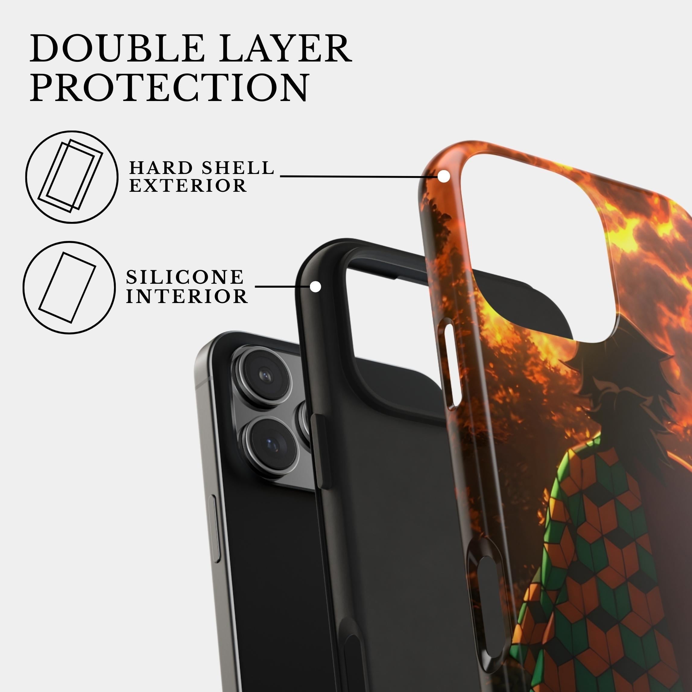 The Giyu Silentflame | #1060 Mobile Case by CoverMeUp - Style 2