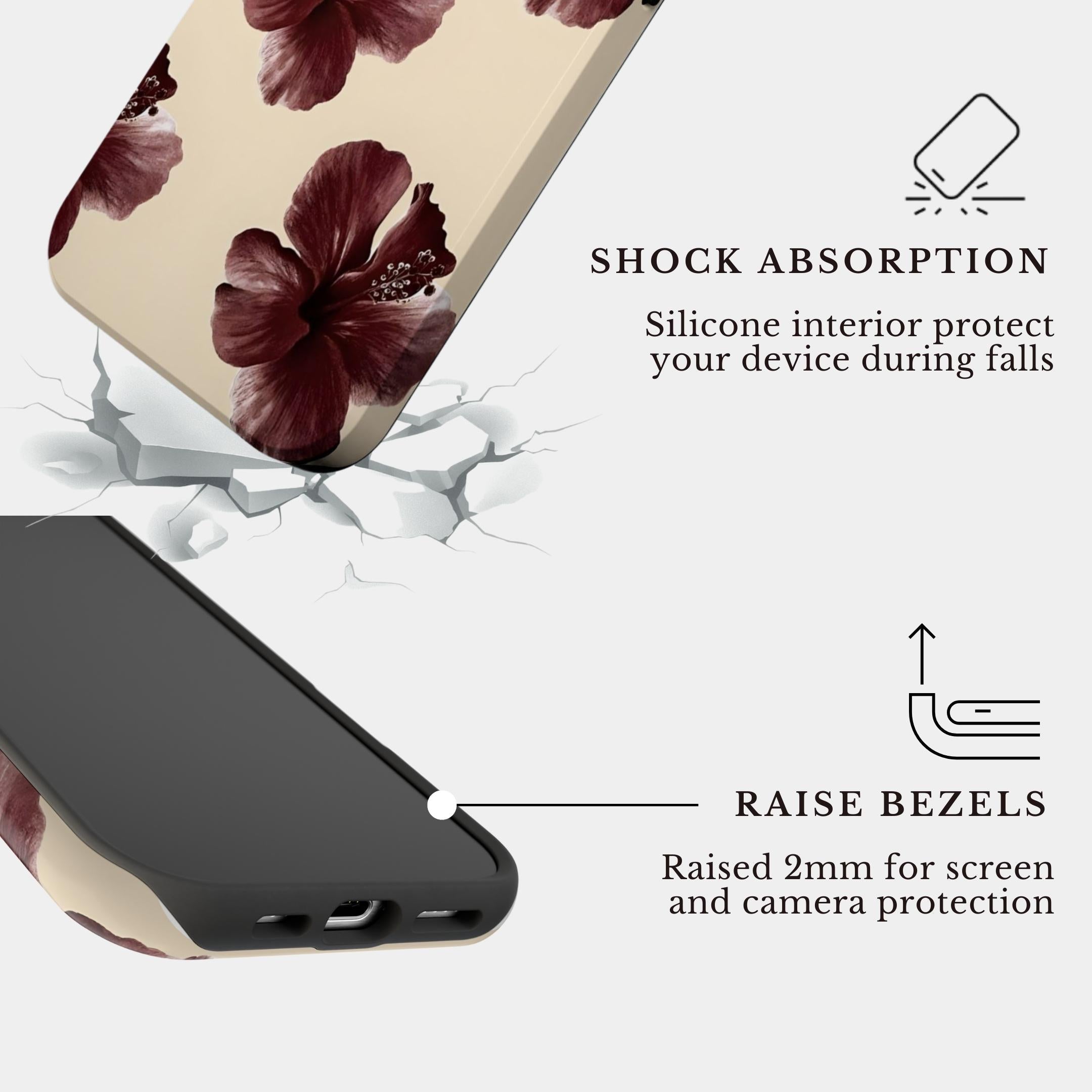 The Velvet Hibiscus  | #1166 Mobile Case by CoverMeUp - Style 5