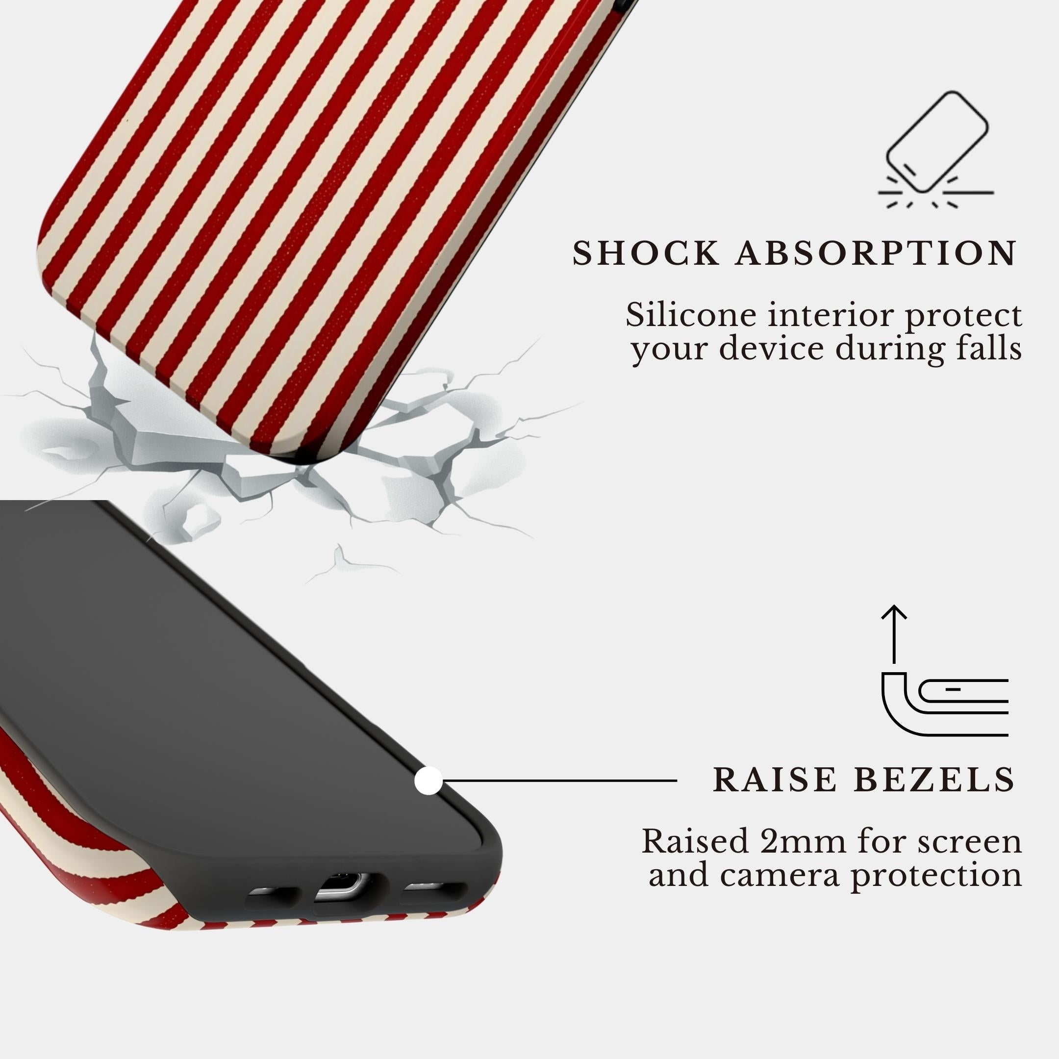 The Candy Stripes | #1152 Mobile Case by CoverMeUp - Style 5