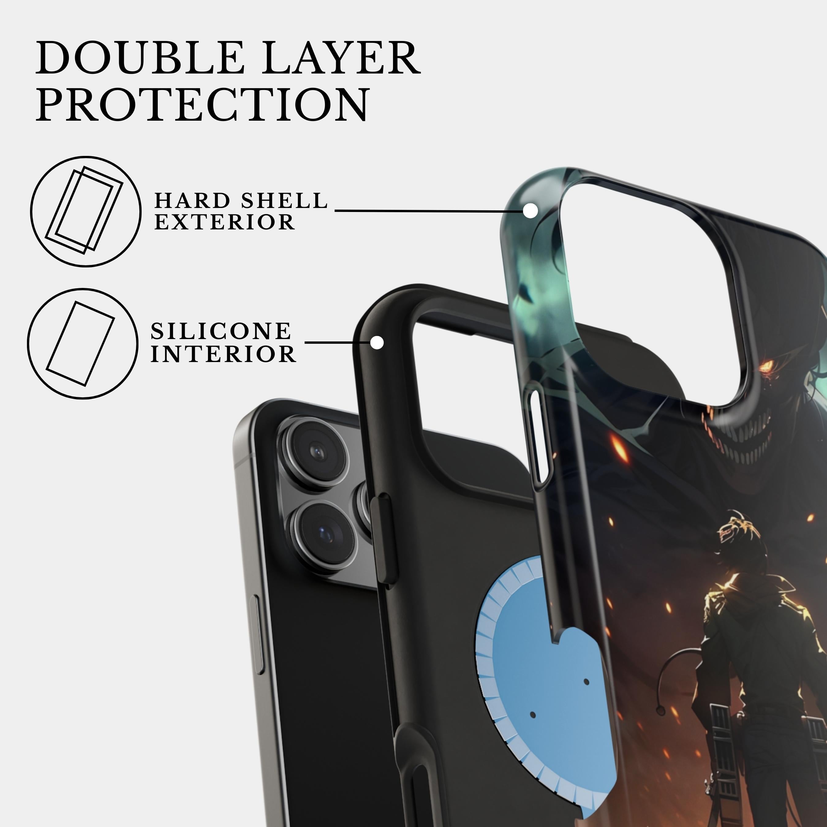The Eren Godflame | #1003 Mobile Case by CoverMeUp - Style 13