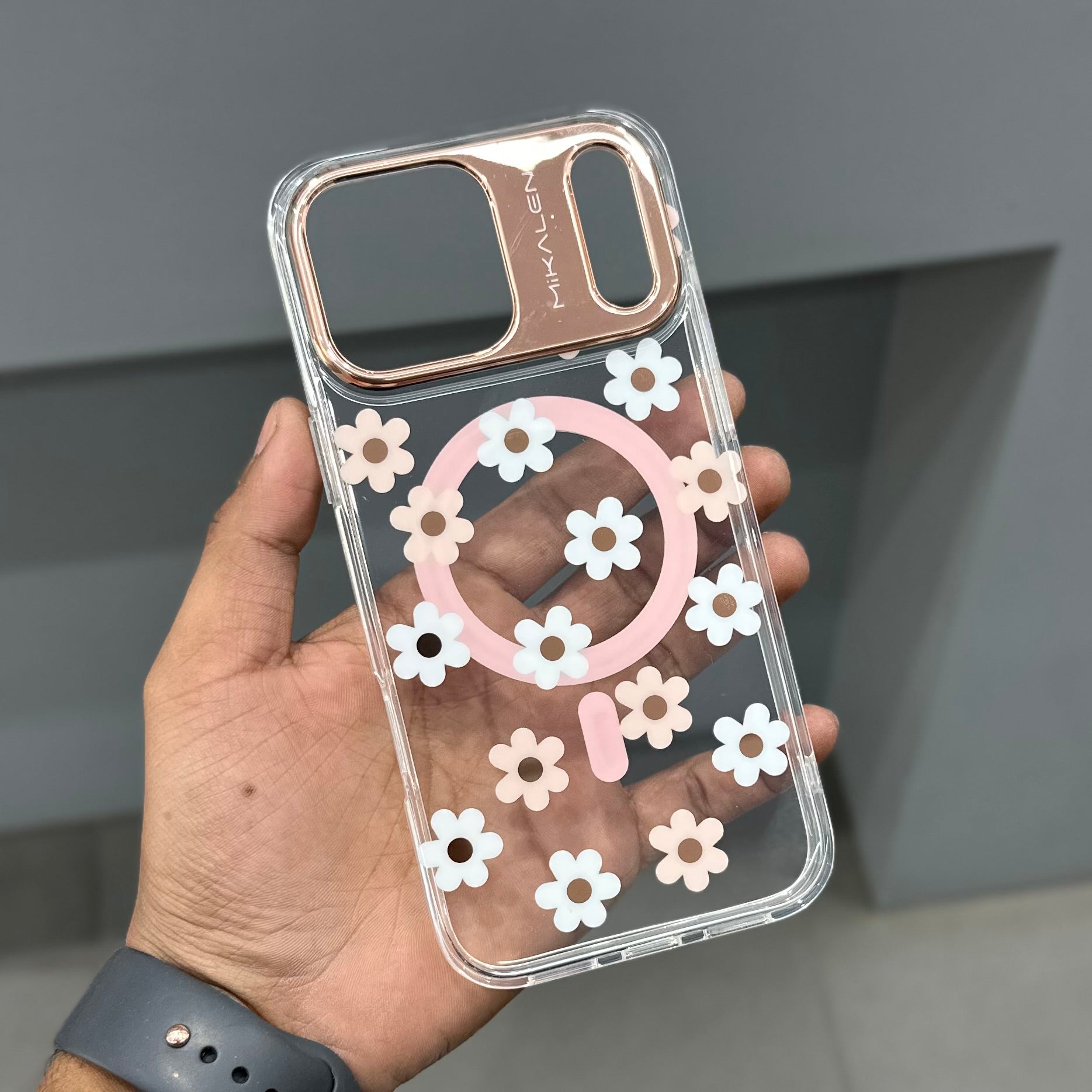 MIKALEN FLOWER MAGSAFE - COPPER 2.0 ( No. 3062 ) Mobile Case by CoverMeUp - Style 4