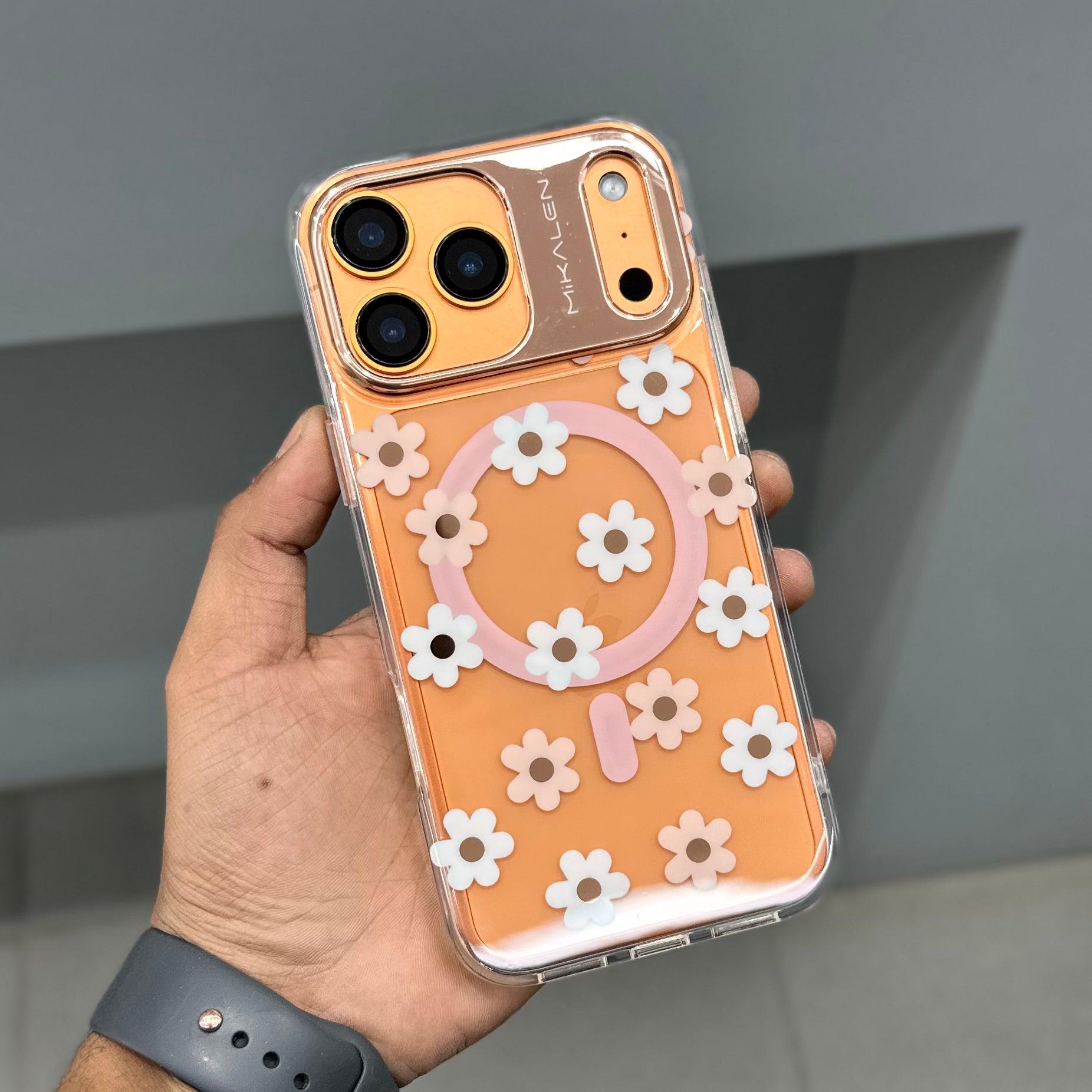 MIKALEN FLOWER MAGSAFE - COPPER 2.0 ( No. 3062 ) Mobile Case by CoverMeUp