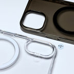 Protective Apple iPhone Back Cover - Premium Slim Fit Transparent MagSafe Case for iPhone