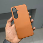 X LEVEL VEGAN CASE SAMSUNG - BROWN ( No. 3140) Mobile Case by CoverMeUp - Style 3