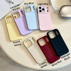 Liquid Silicone iPhone Case – Soft Touch Pastel & Classic Colors