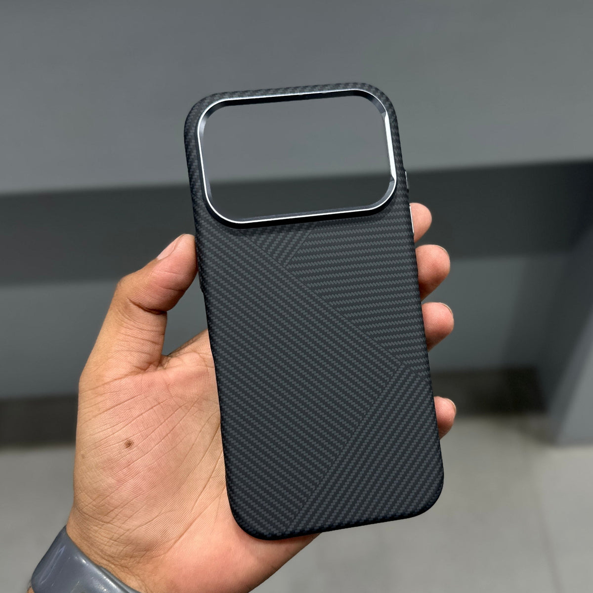 LUXO MAGSAFE CASE - PATT BLACK 2.0 ( No. 4065 )