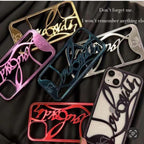 Protective Apple iPhone Back Cover - Luxury Designer hollow cut cover for iPhone - Style 3
