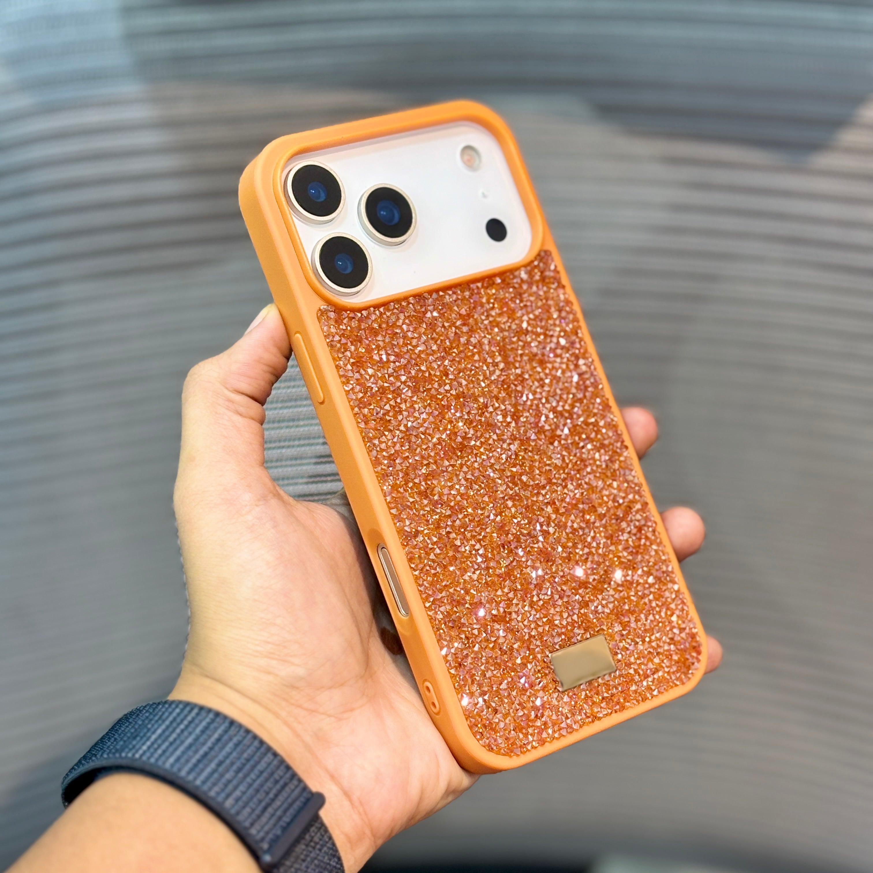 Protective Apple iPhone Back Cover - GleamLuxe Bling iPhone 17 Case - Style 2