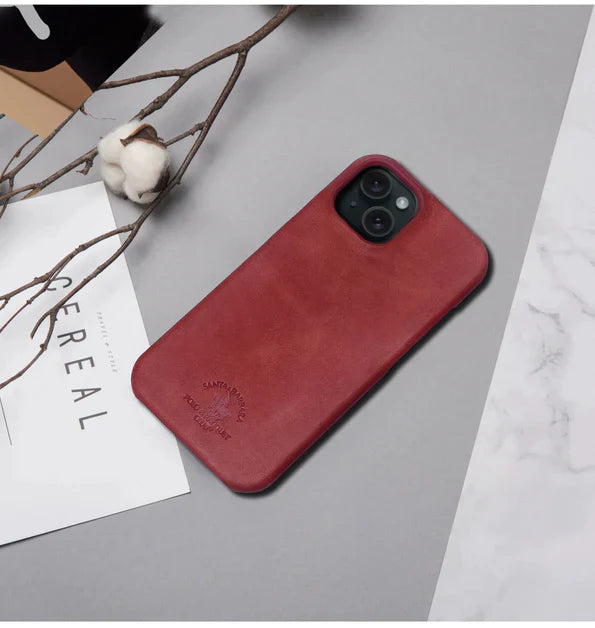 Santa Barbara Polo Raquet Club Elton Series for iPhone 15 Pro (Maroon)