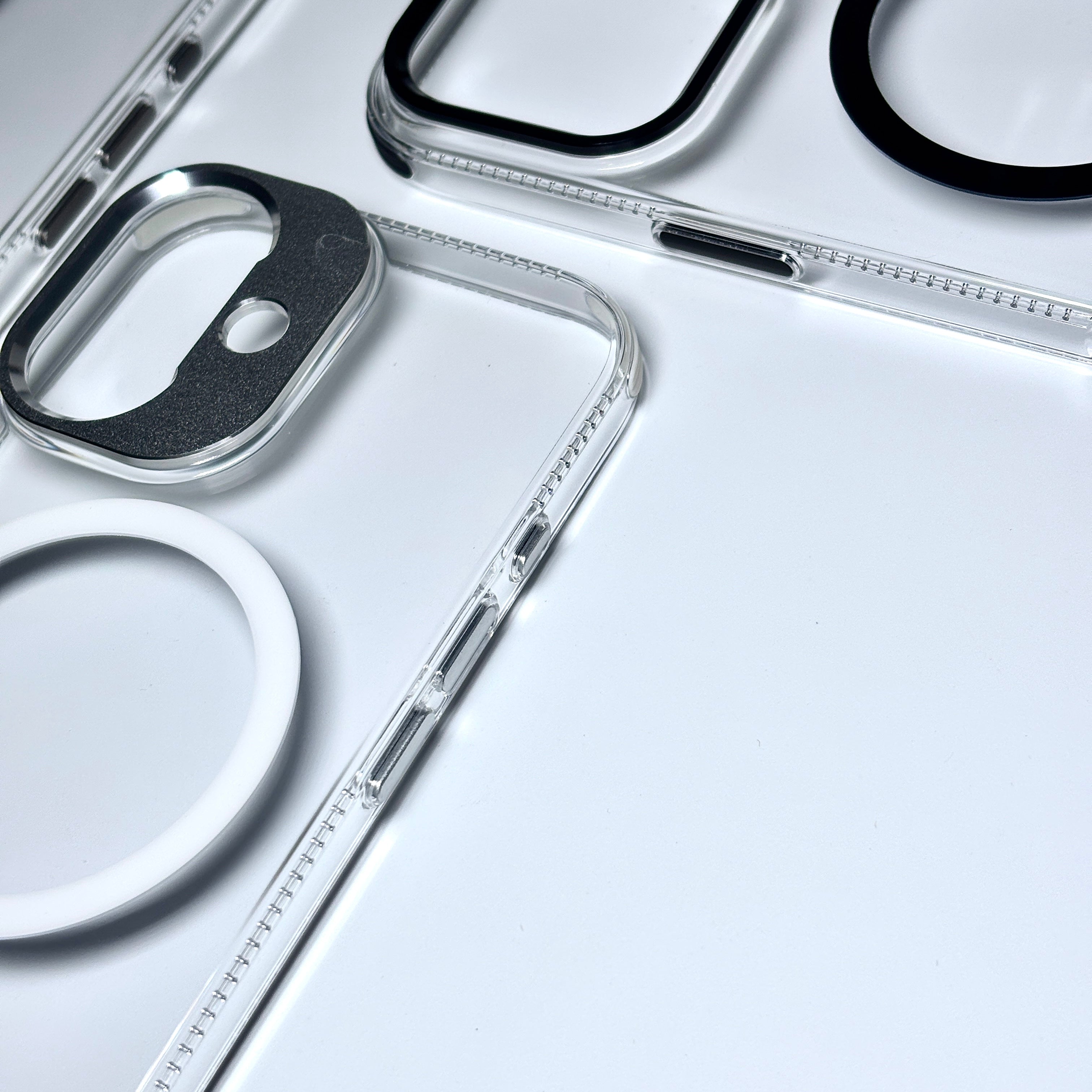Protective Apple iPhone Back Cover - MetalArc Clear MagSafe iPhone Case - Style 5