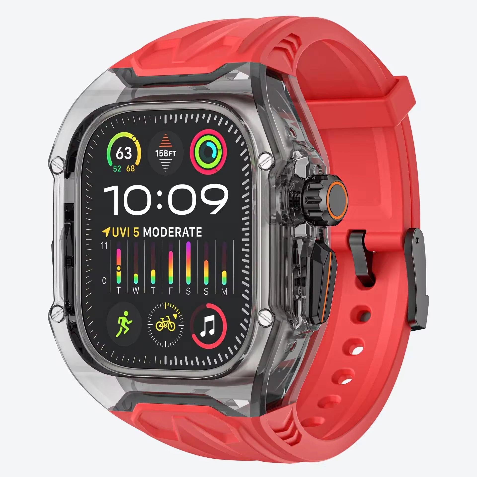 TimeGuard Pro Apple Watch Strap & Case Set