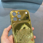 Protective Apple iPhone Back Cover - GoldLion Mirror iPhone 16 Series Case - Style 2