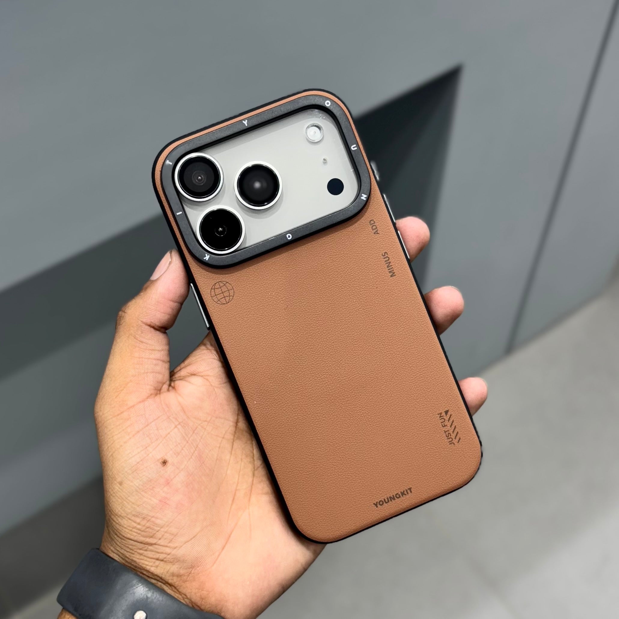 Youngkit Leather Series Case-Brown ( No. 2078 ) 17 Series