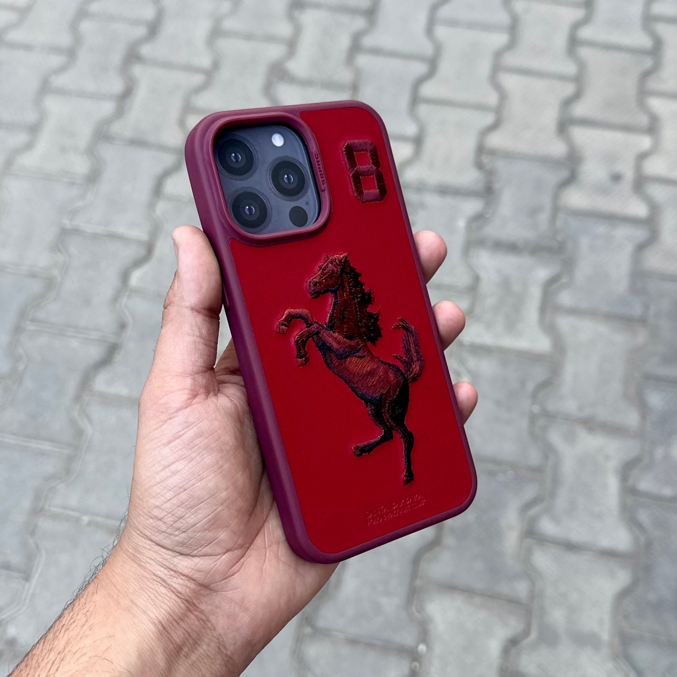 Santa Barbara Boris- Red ( No. bored ) Mobile Case by CoverMeUp - Style 2