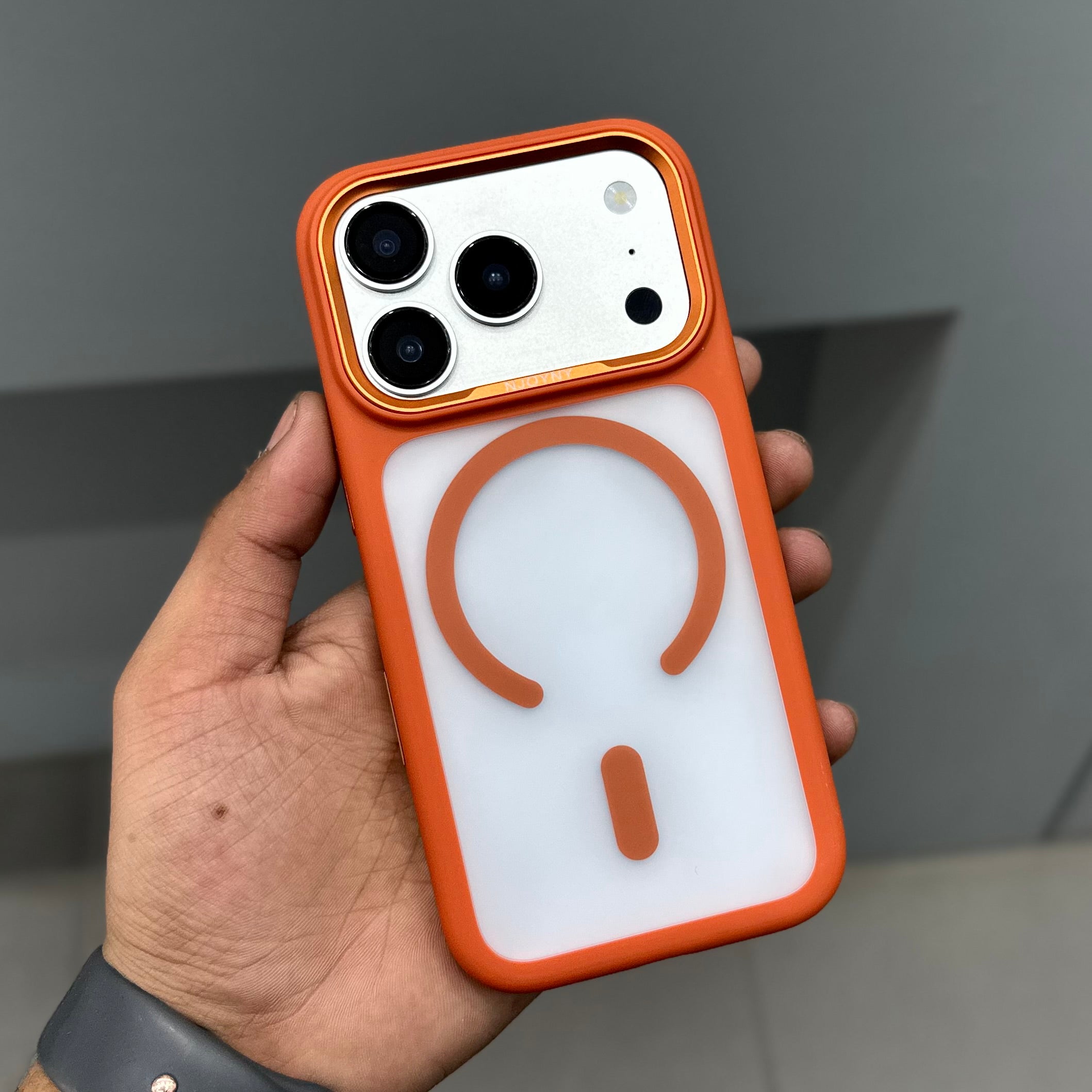 NY FROST NOP CASE - ORANGE ( No. 3051 ) Mobile Case by CoverMeUp - Style 2