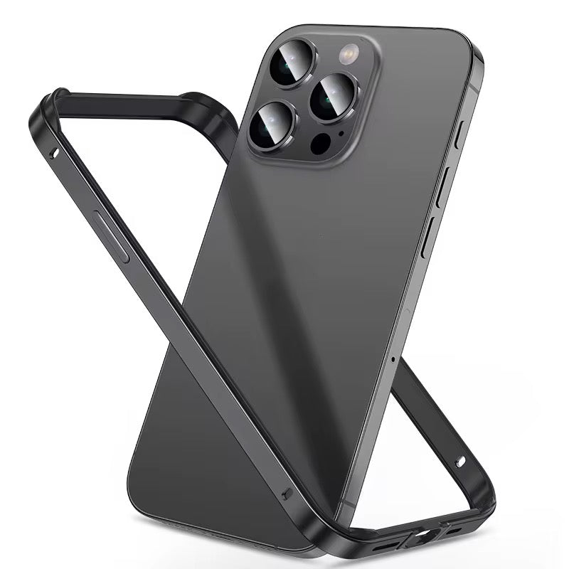 Protective Apple iPhone Back Cover - FortiCore Metal Bumper iPhone 16 Series Case