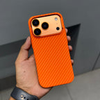 LUXO CARBON CASE - ORANGE 2.0 ( No. 2496 ) Mobile Case by CoverMeUp