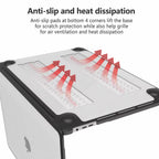 Hardshell MacBook Case with Keyboard & Trackpad Covers Mobile Case by CoverMeUp - Style 3
