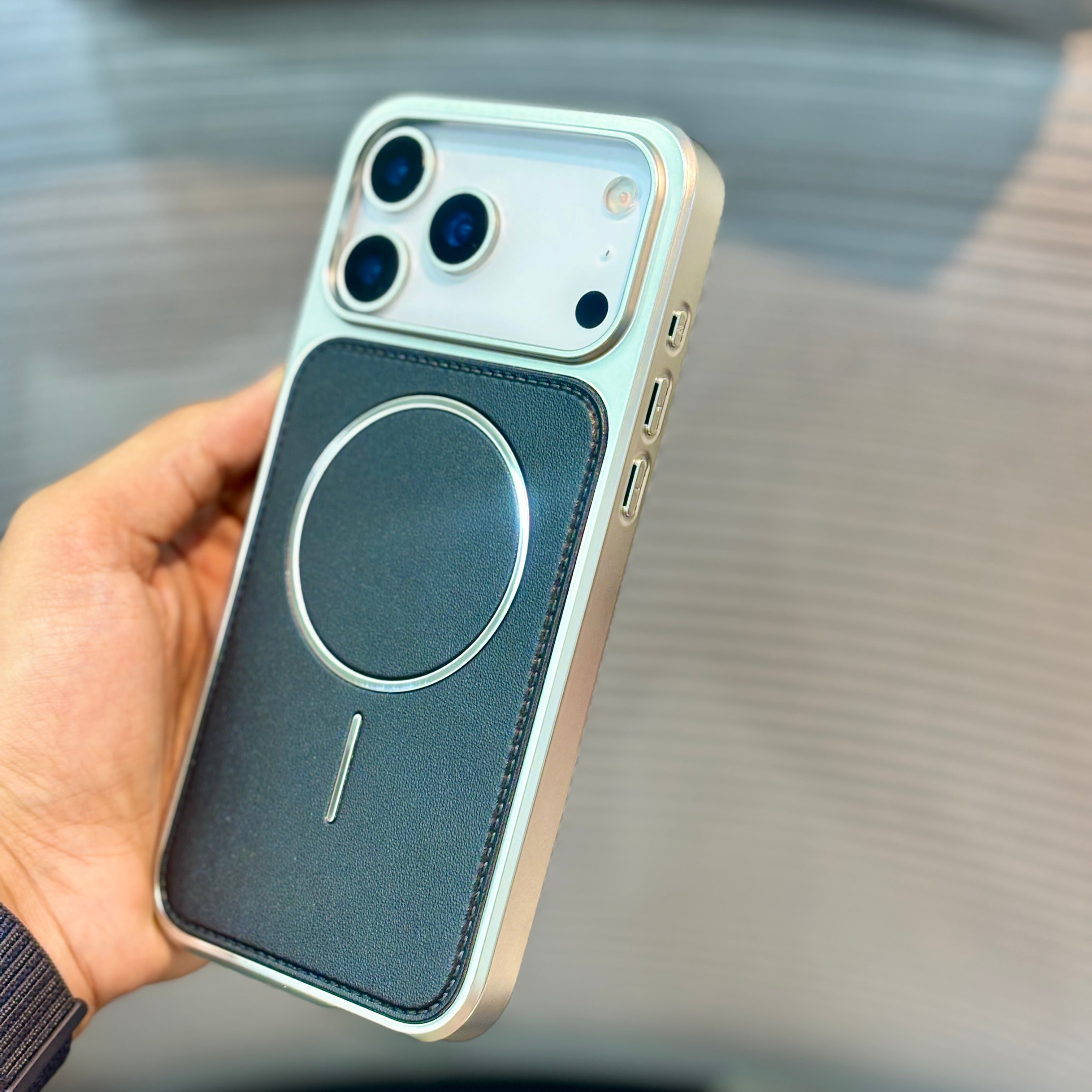 Protective Apple iPhone Back Cover - GrainMag MagSafe iPhone 16 Series Case - Style 14