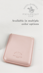 Santa Barbara Polo Raquet Club Avery Series MagSafe PU Leather Card Wallet with Convertible Stand (LIGHT PINK) Mobile Case by CoverMeUp - Style 2
