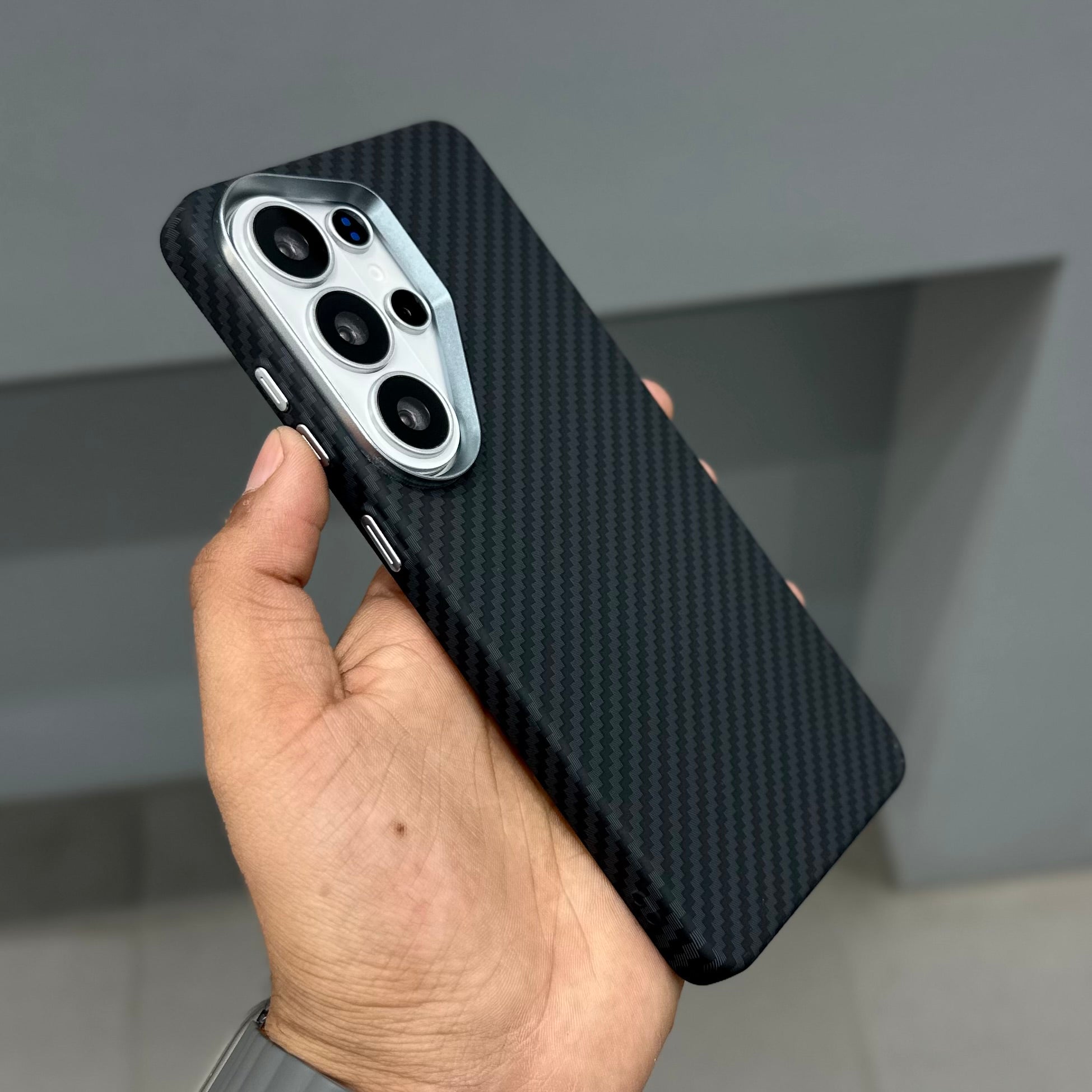 LUXO CARBON CASE SAMSUNG - BLACK ( No. 3155 ) Mobile Case by CoverMeUp - Style 2