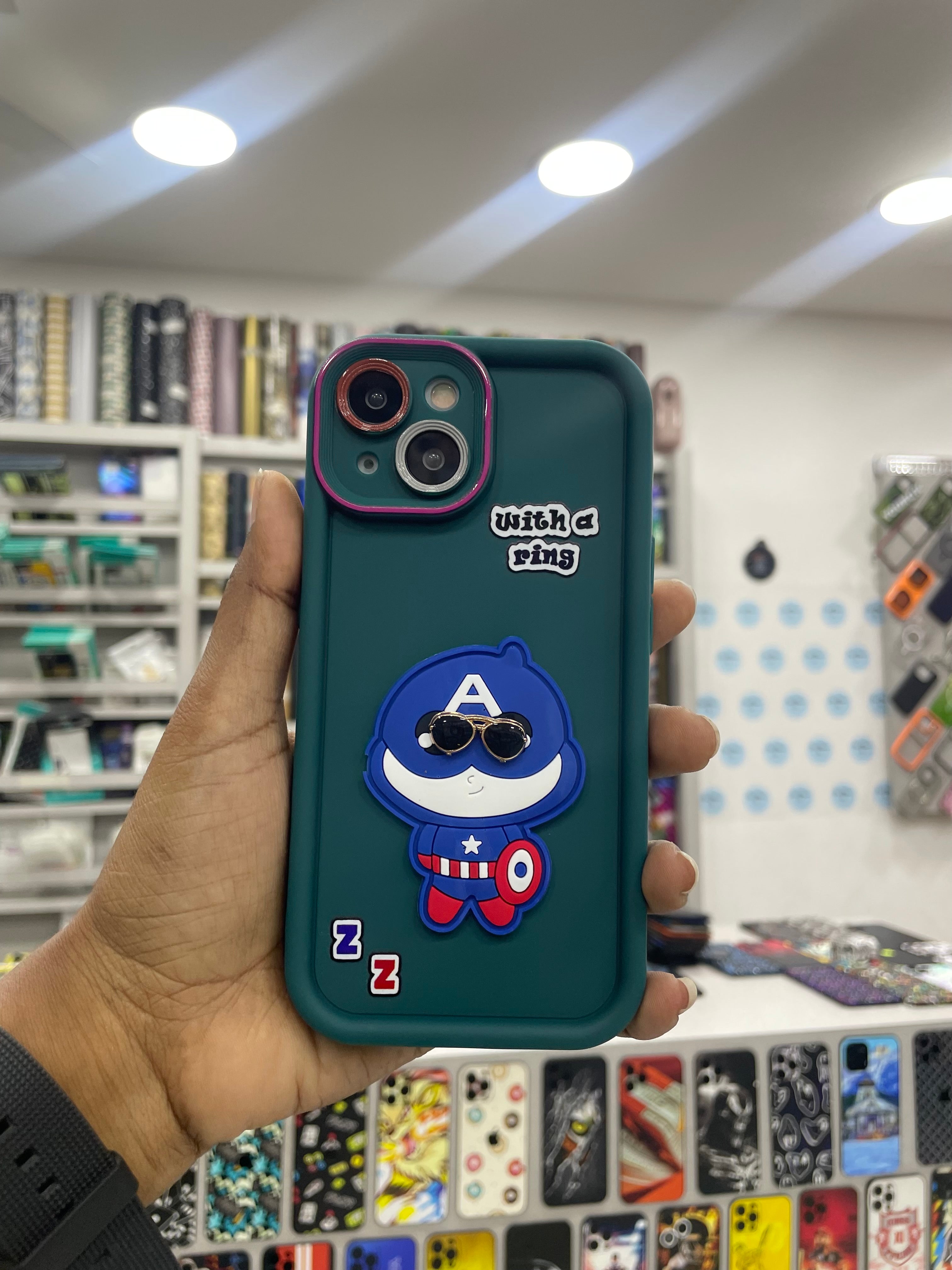 Protective Apple iPhone Back Cover - PopCartoon Grip iPhone Case - Style 6