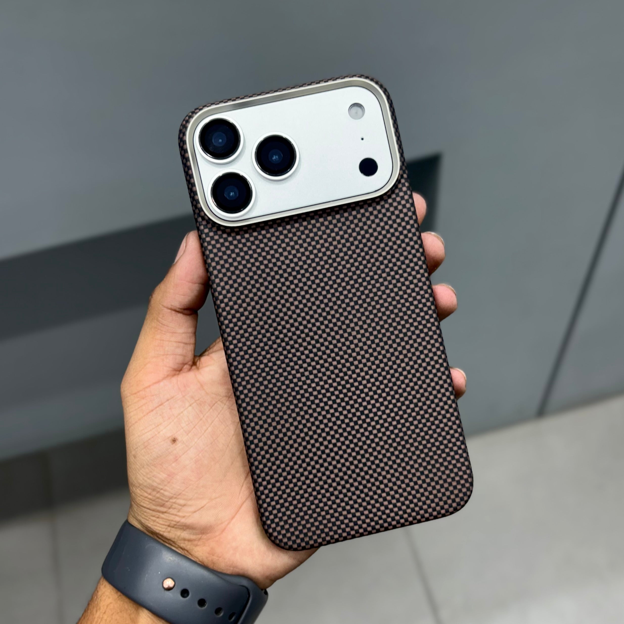 BENKS ARMORTINT REAL CARBON CASE - BROWN ( No. 2514 )