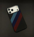 Luxo Carbon Racing Stripes Design Magsafe Case
