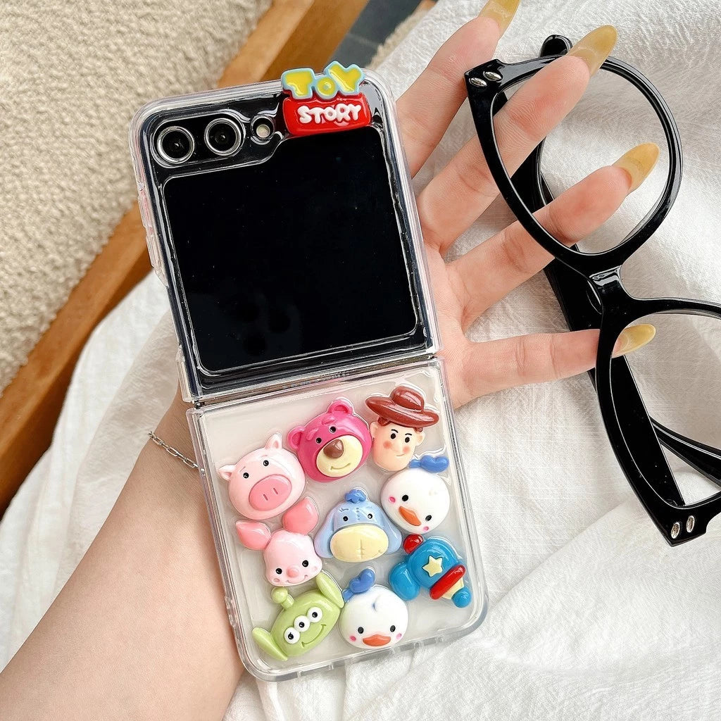 Cute Toy Story Hard Case for Samsung Galaxy Z Flip & Fold Series