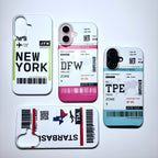 Protective Apple iPhone Back Cover - VoyageTag Slim Print iPhone Case - Style 4