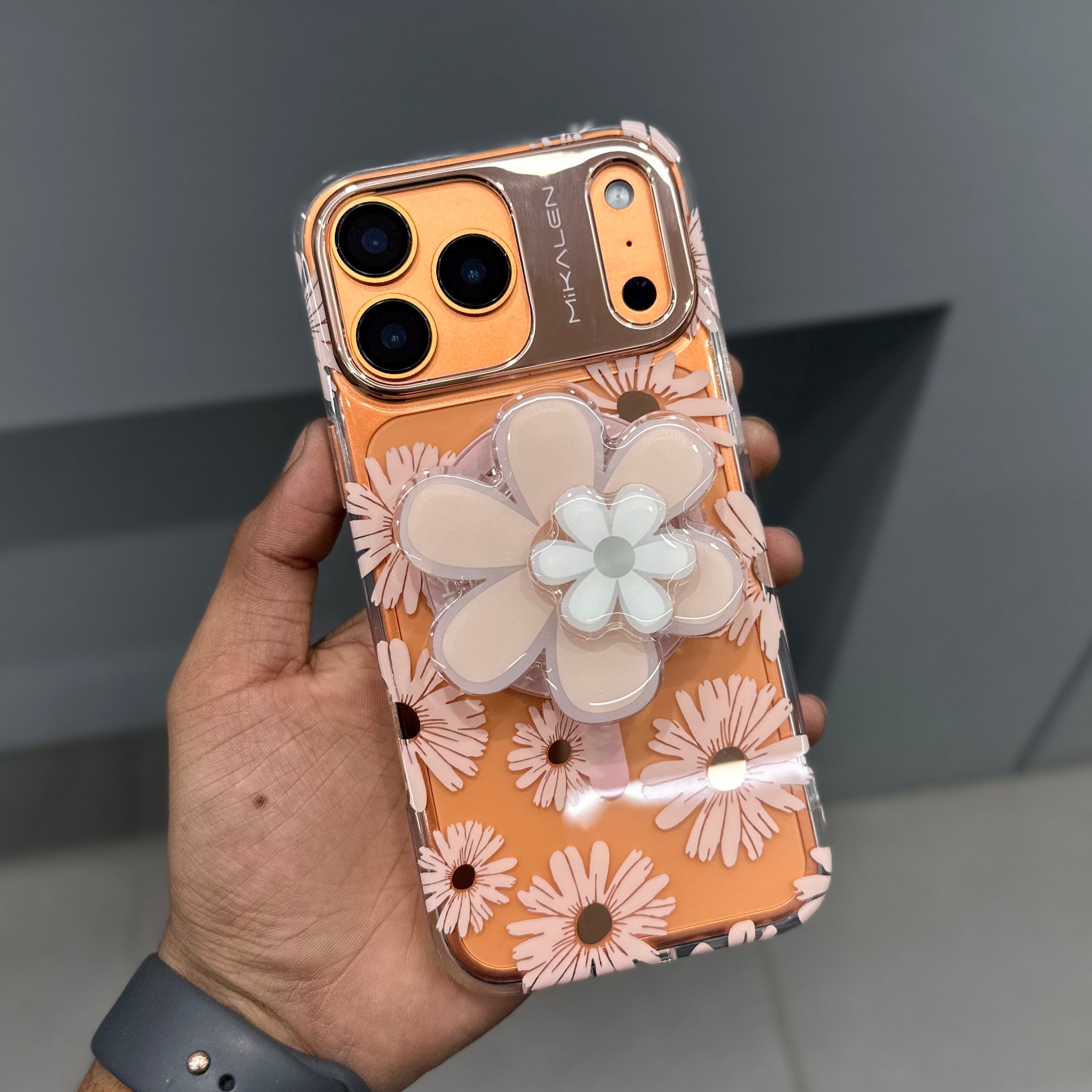 MIKALEN FLOWER CASE WITH ACC - COPPER 2.0 ( No. 2881 ) Mobile Case by CoverMeUp