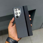LUXO CARBON CASE SAMSUNG - GREY CHECK ( No. 2526 ) Mobile Case by CoverMeUp